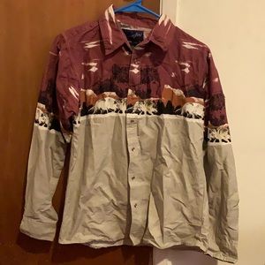 Wrangler button down shirt